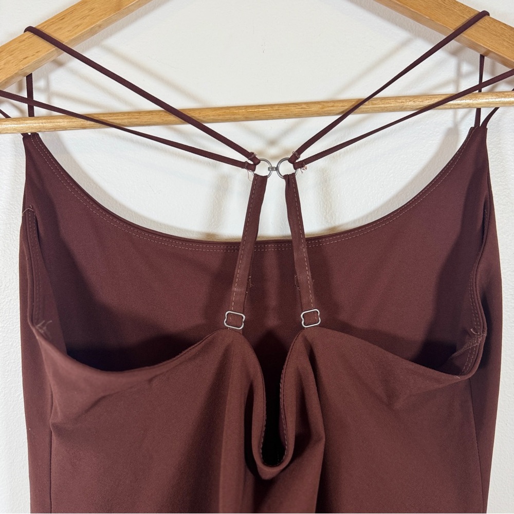 Abercrombie & Fitch Maroon Mini Slip Dress - Picture 8 of 10